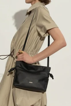 Loewe CZARNY Torba do ręki `Flameno Medium`