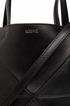 Loewe CZARNY Torba na ramię ‘Mini Puzzle Fold’