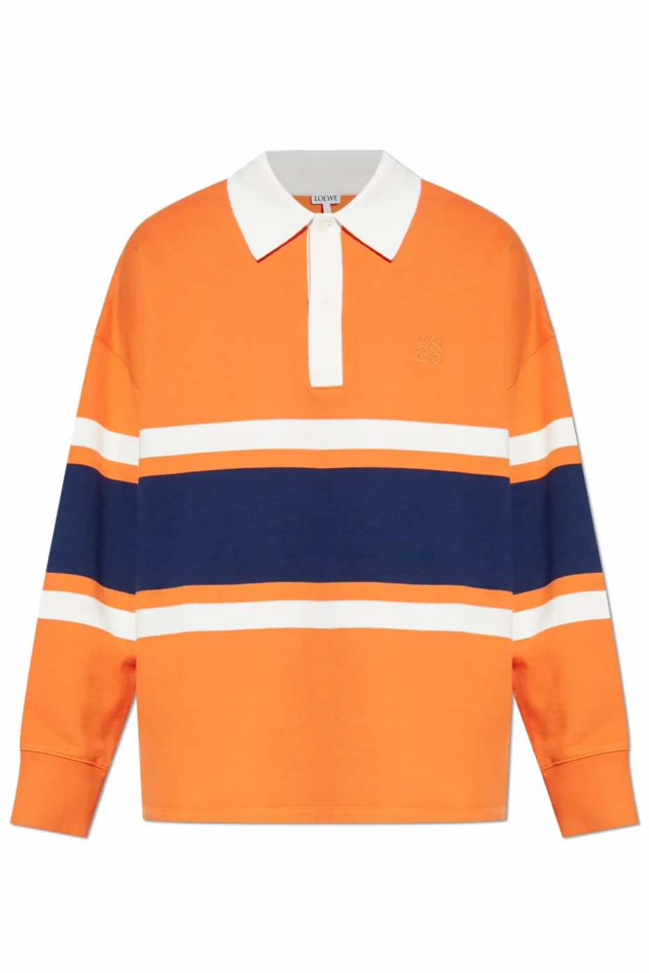 Loewe POMARAŃCZOWY Bluza z kołnierzem