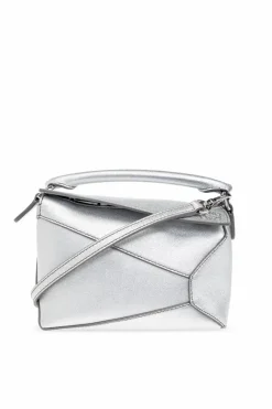 Loewe SREBRNY Torba `Mini Puzzle Edge'