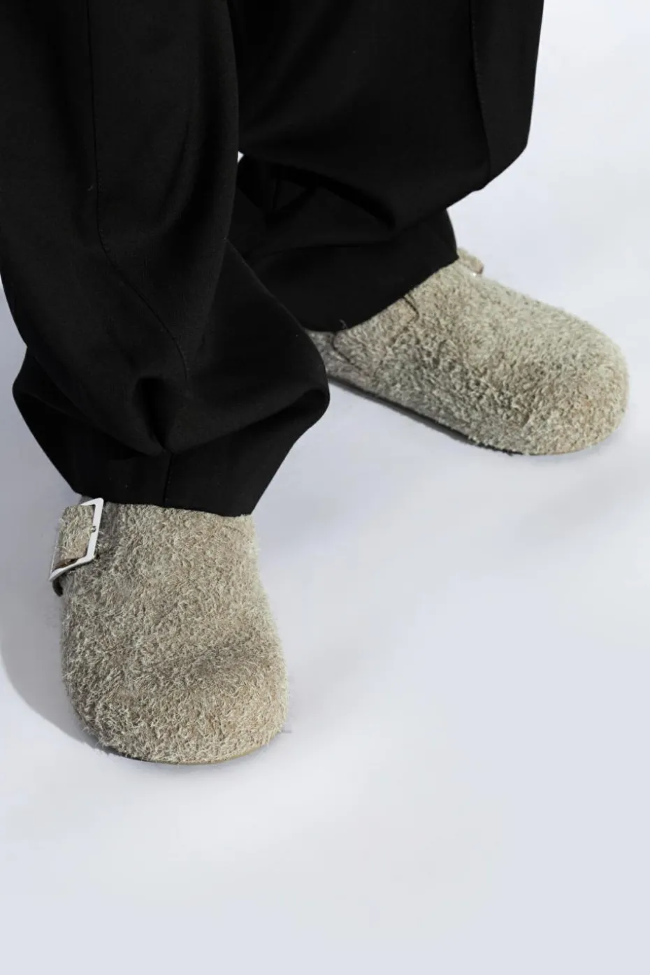 Loewe SZARY Klapki `Ease`