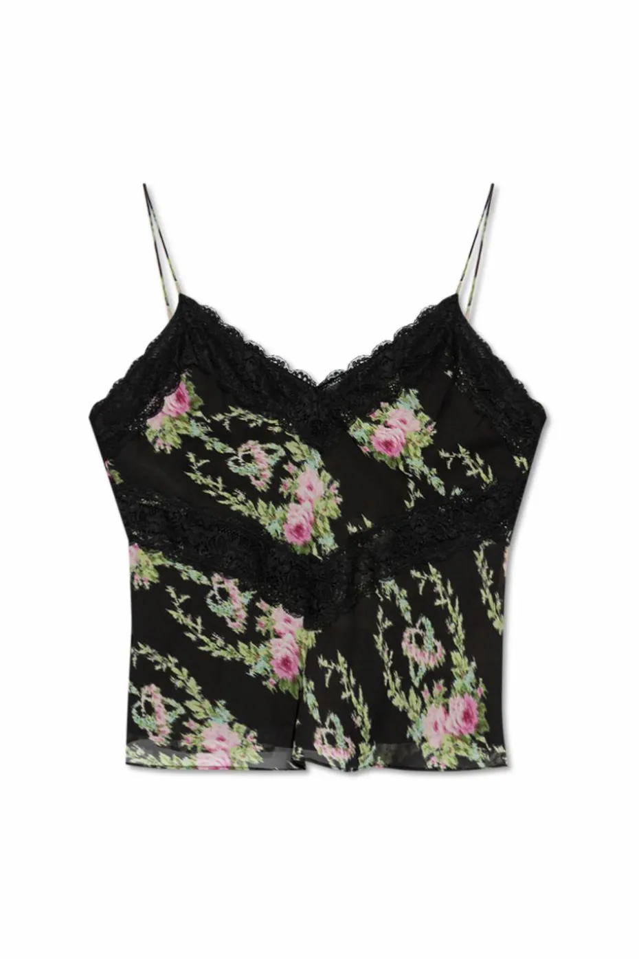 LoveShackFancy CZARNY Top `Brimsley`