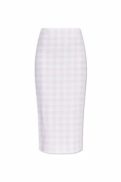 LoveShackFancy RÓŻOWY Spódnica `Biselle`
