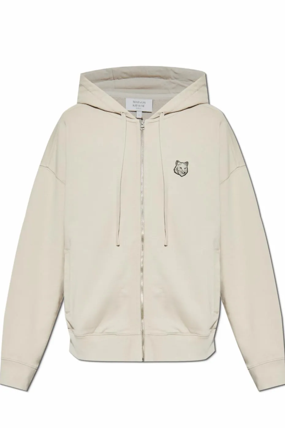 Maison Kitsuné SZARY Bluza z logo