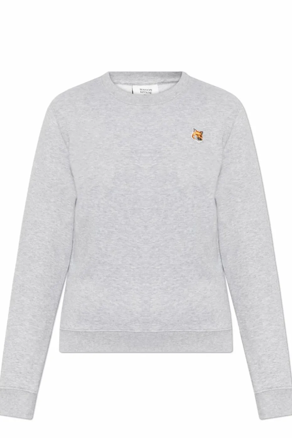 Maison Kitsuné SZARY Bluza z logo