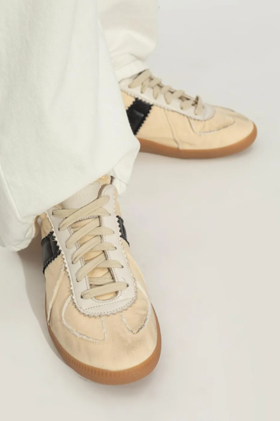 Maison Margiela beżowy Buty sportowe