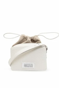 Maison Margiela beżowy Torba na ramię `5AC Camera`