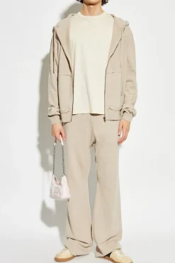 Maison Margiela beżowy Wełniane spodnie