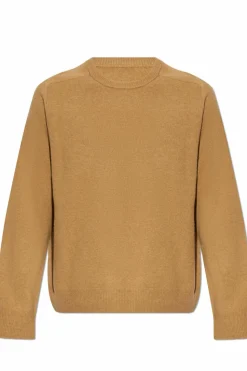 Maison Margiela beżowy Wełniany sweter