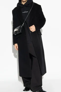 Maison Margiela CZARNY Bawełniana bluza z logo