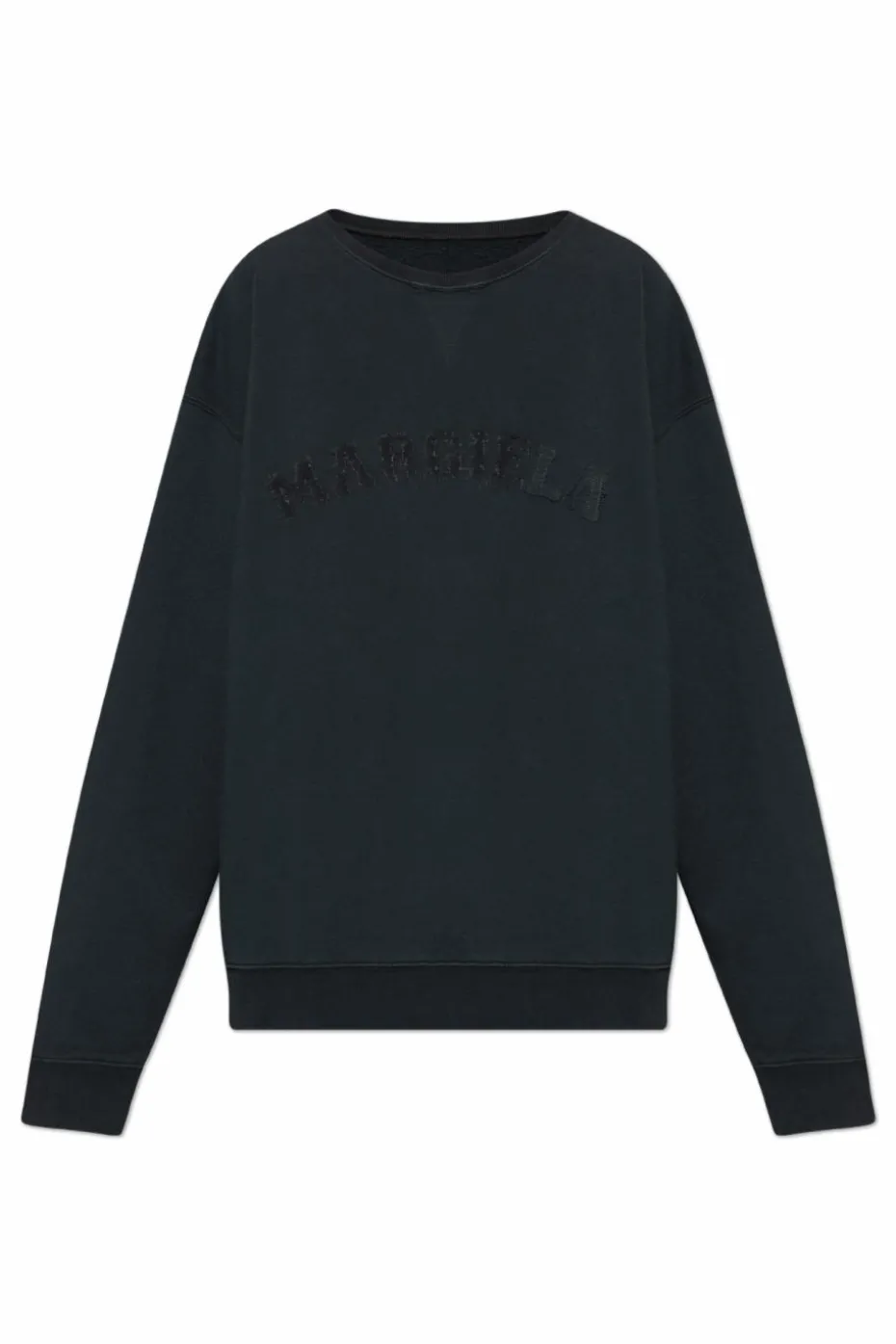 Maison Margiela CZARNY Bluza z efektem `vintage`