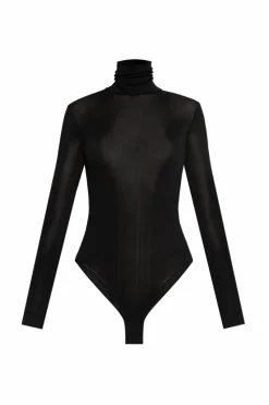 Maison Margiela CZARNY Body z golfem