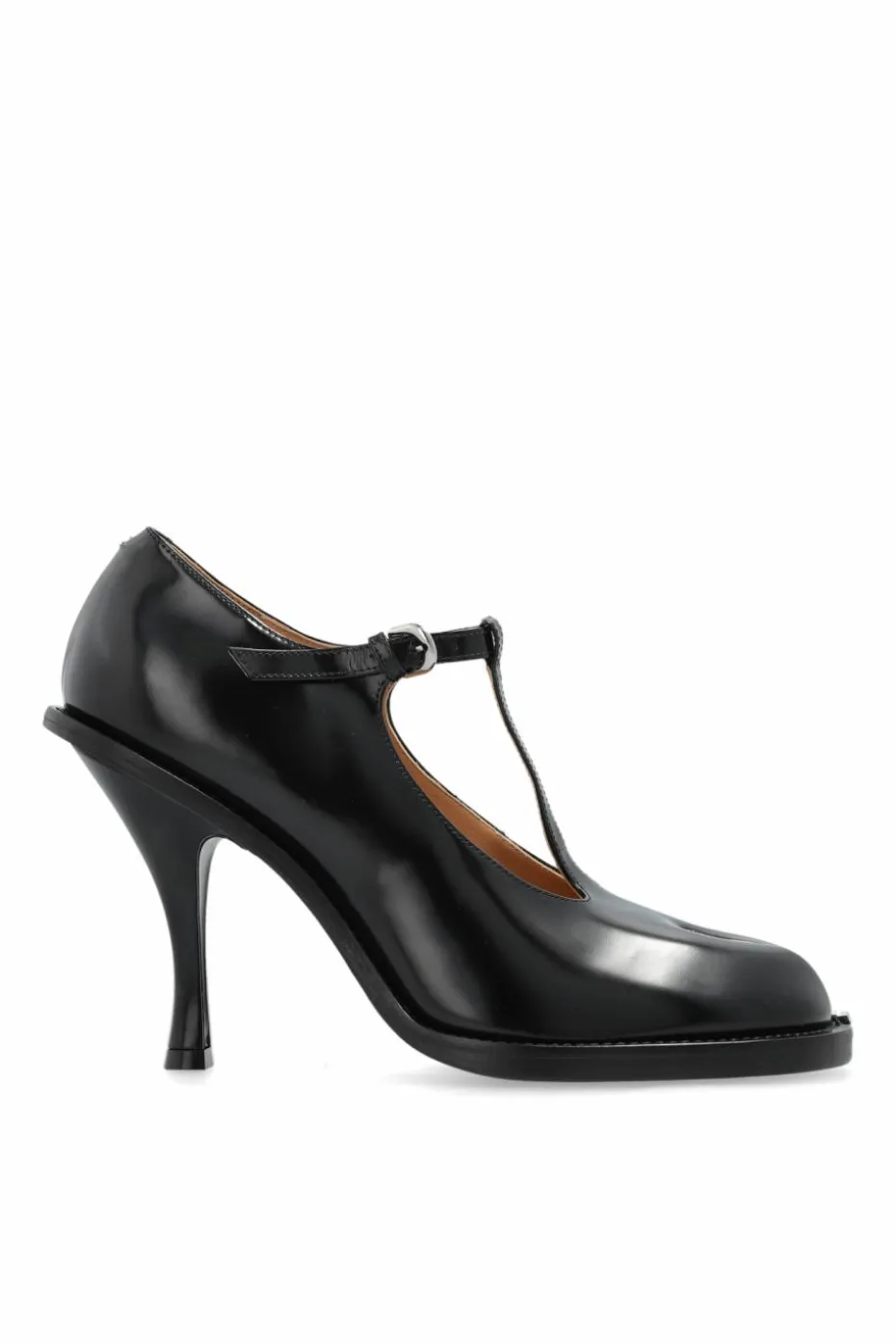 Maison Margiela CZARNY Buty na obcasie z wycięciem ‘Tabi’