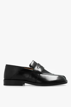 Maison Margiela CZARNY Buty typu ‘loafers’ z wycięciem ‘Tabi’