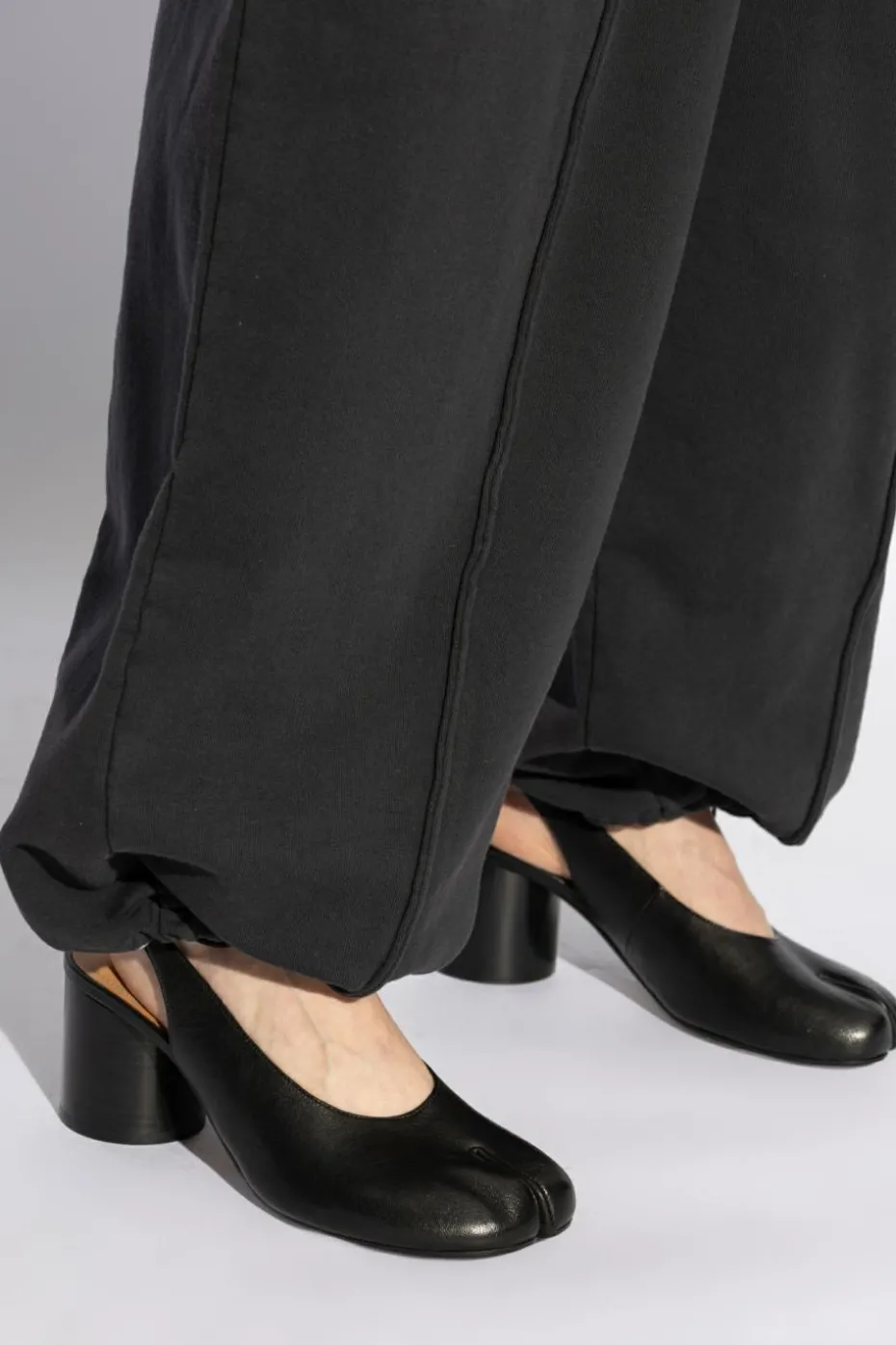 Maison Margiela CZARNY Byty na obcasie z wycięciem `tabi`