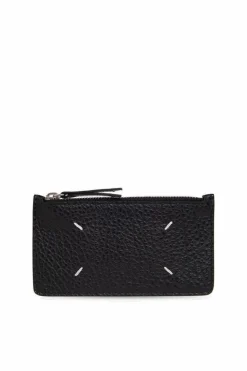 Maison Margiela CZARNY Etui na karty z logo