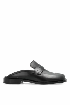 Maison Margiela CZARNY Klapki z wycięciem ‘Tabi’