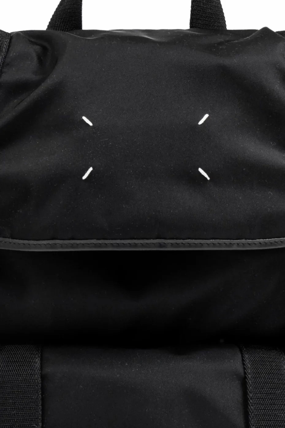 Maison Margiela CZARNY Plecak z logo