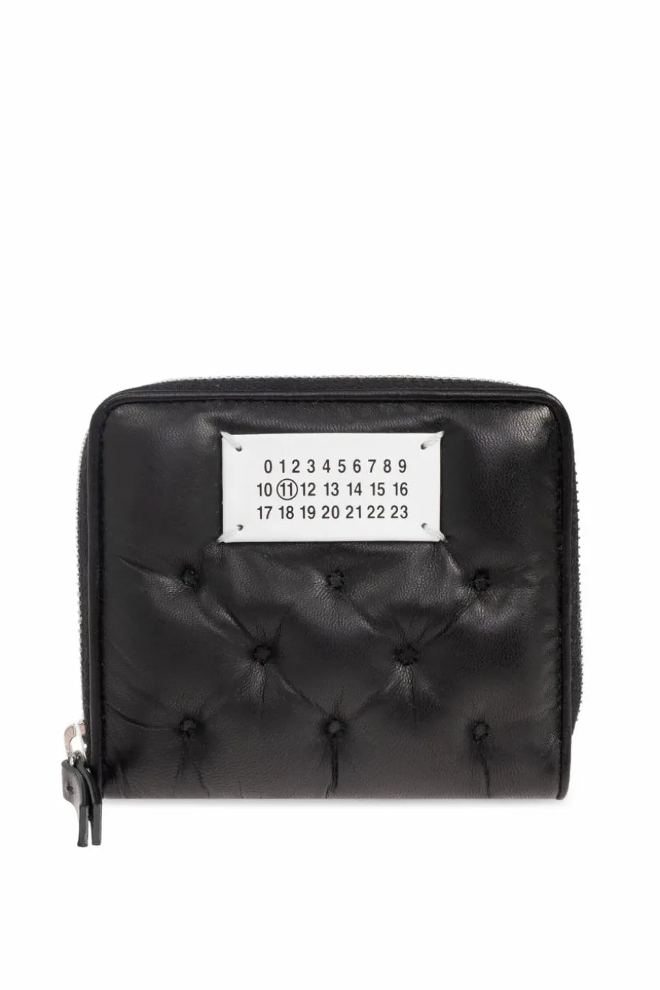 Maison Margiela CZARNY Skórzany portfel