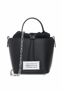 Maison Margiela CZARNY Torba na ramię z logo '5AC Small'