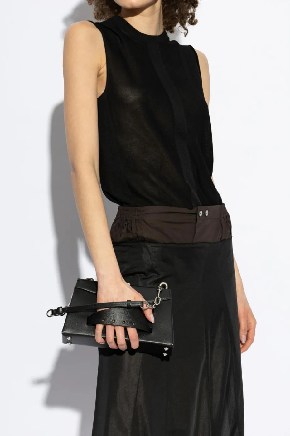 Maison Margiela CZARNY Torba do ręki `Snatched Small`