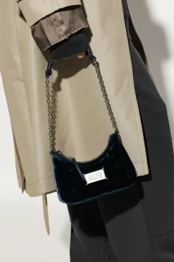 Maison Margiela GRANATOWY Torba na ramię `Glam Slam Micro`