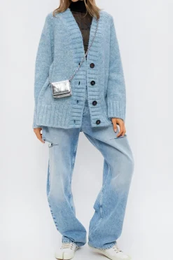 Maison Margiela jasnoniebieski Jeansy z wycięciami