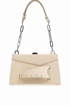 Maison Margiela kremowy Torba do ręki `Snatched Small`