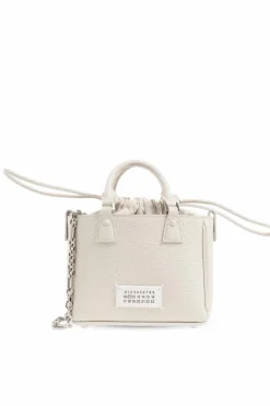 Maison Margiela kremowy Torba na ramię ‘5AC’ typu ‘shopper’
