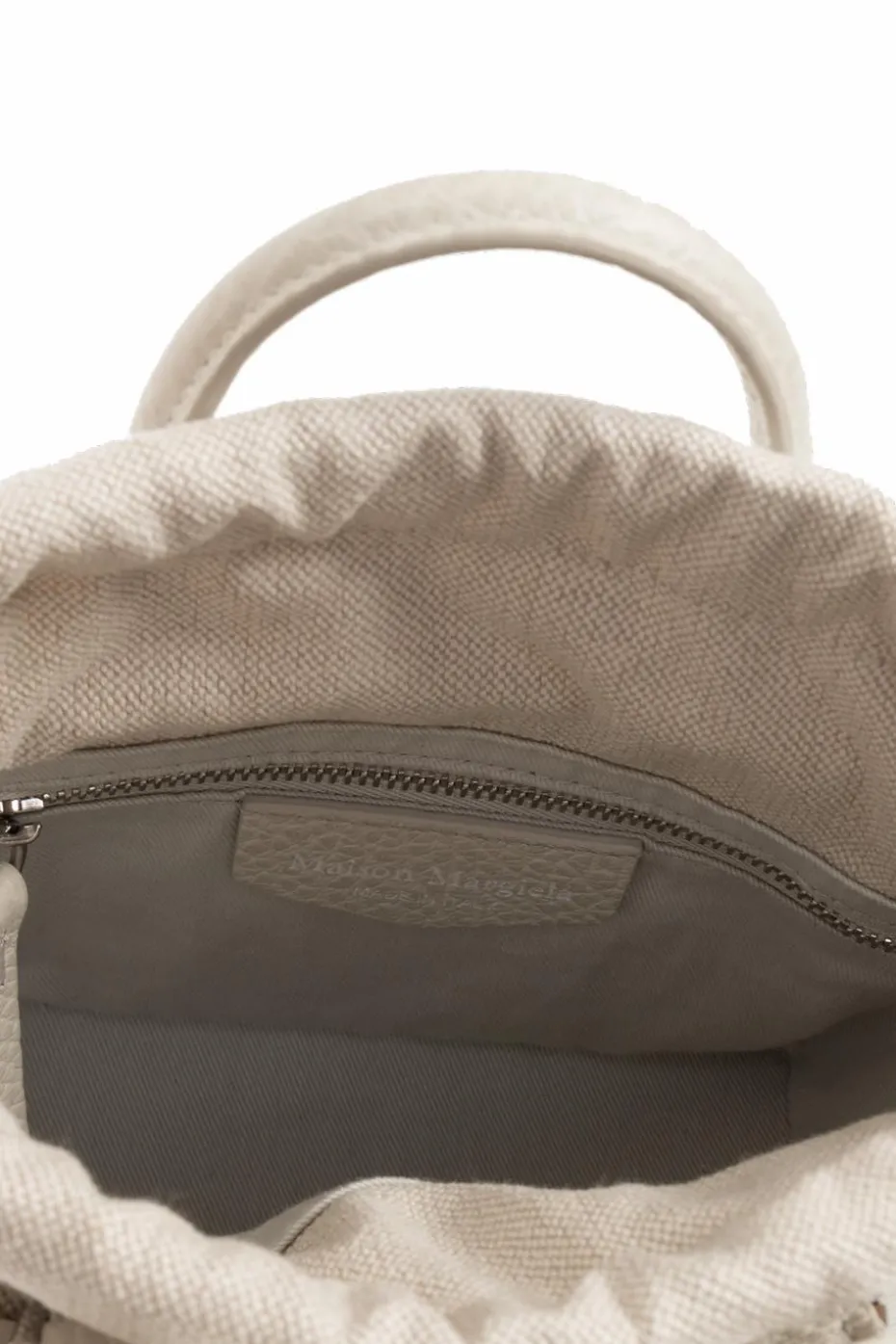 Maison Margiela kremowy Torba na ramię ‘5AC’ typu ‘shopper’