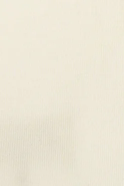 Maison Margiela kremowy Wełniany komin