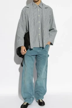 Maison Margiela NIEBIESKI Jeansy z kieszeniami