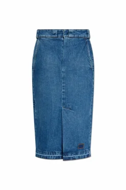 Maison Margiela NIEBIESKI Jeansowa spódnica