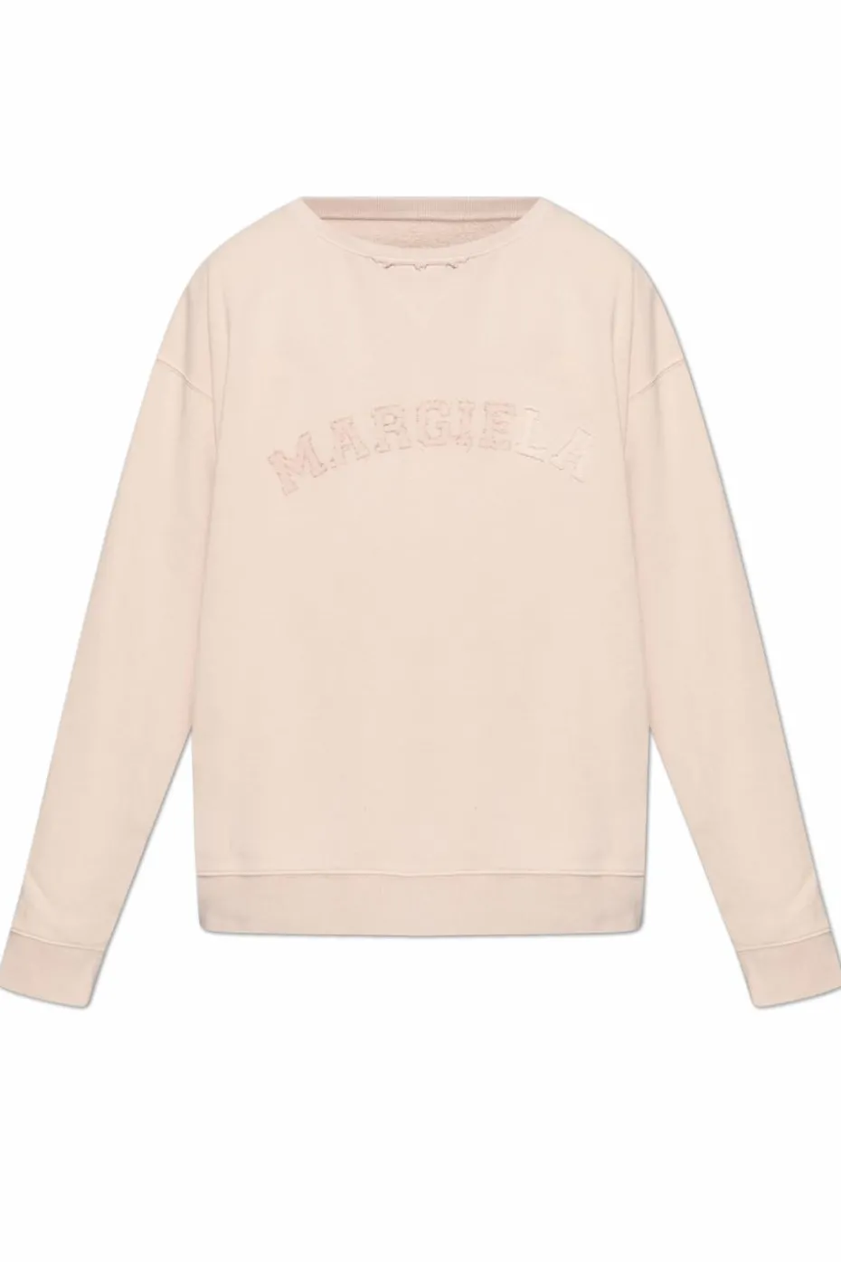 Maison Margiela RÓŻOWY Bluza z efektem `vintage`