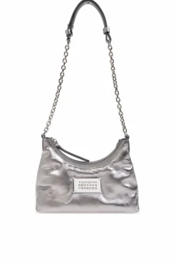 Maison Margiela SREBRNY Torba na ramię `Glam Slam Micro`