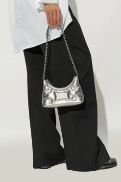 Maison Margiela SREBRNY Torba na ramię `Glam Slam Micro`