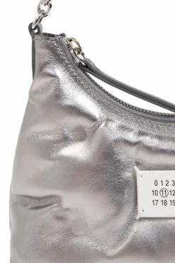 Maison Margiela SREBRNY Torba na ramię `Glam Slam Micro`