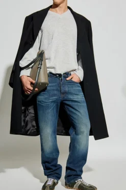 Maison Margiela SZARY Bawełniany sweter