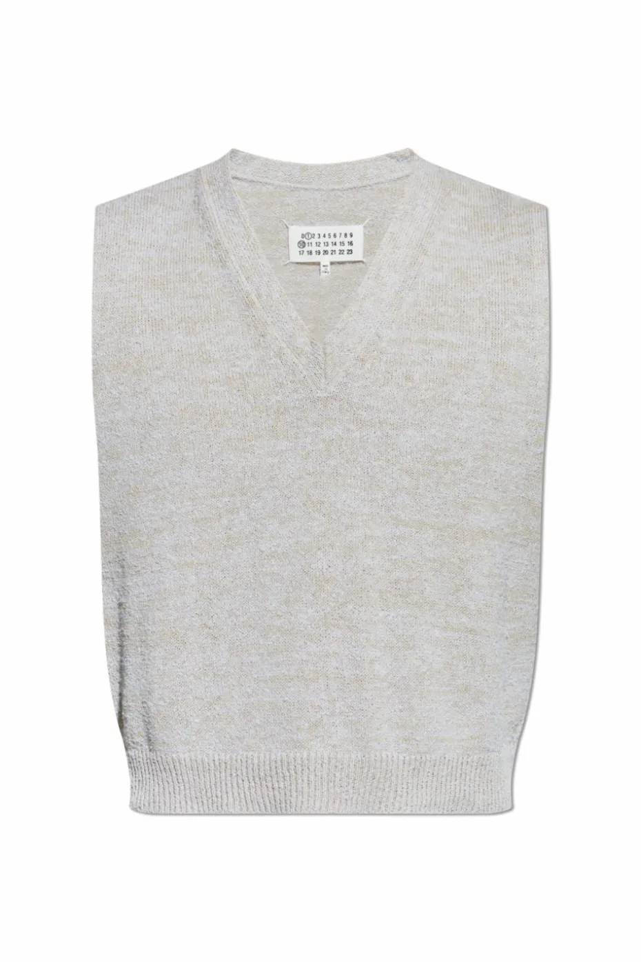 Maison Margiela SZARY Bawełniana kamizelka