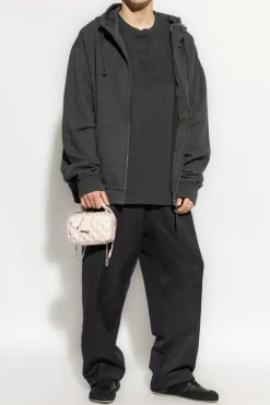 Maison Margiela SZARY Bluza z kapturem