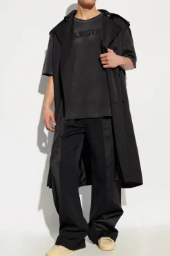 Maison Margiela SZARY T-shirt z logo
