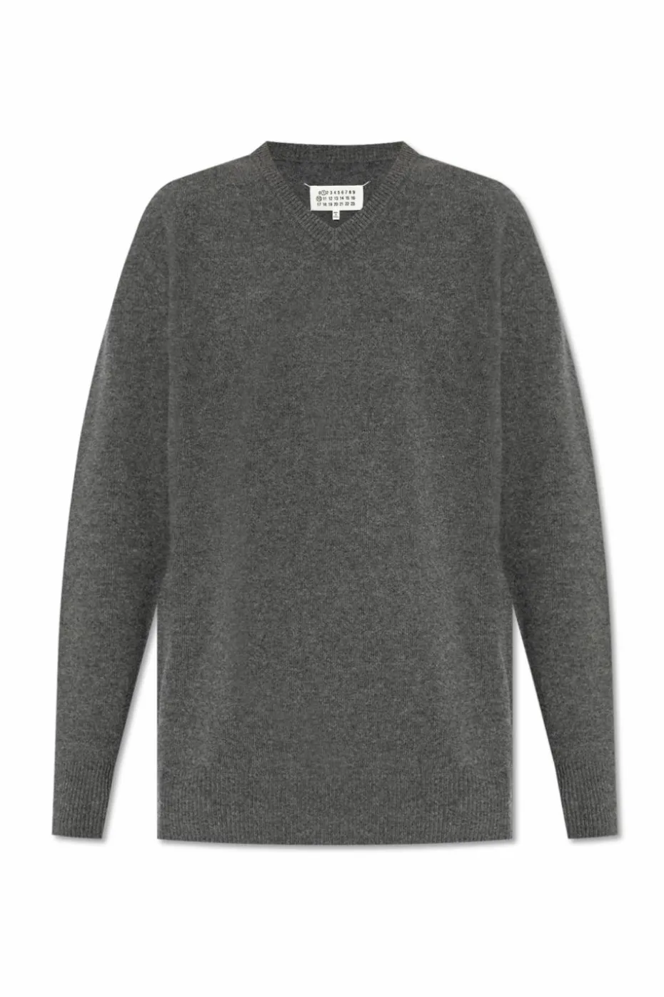 Maison Margiela SZARY Wełniany sweter