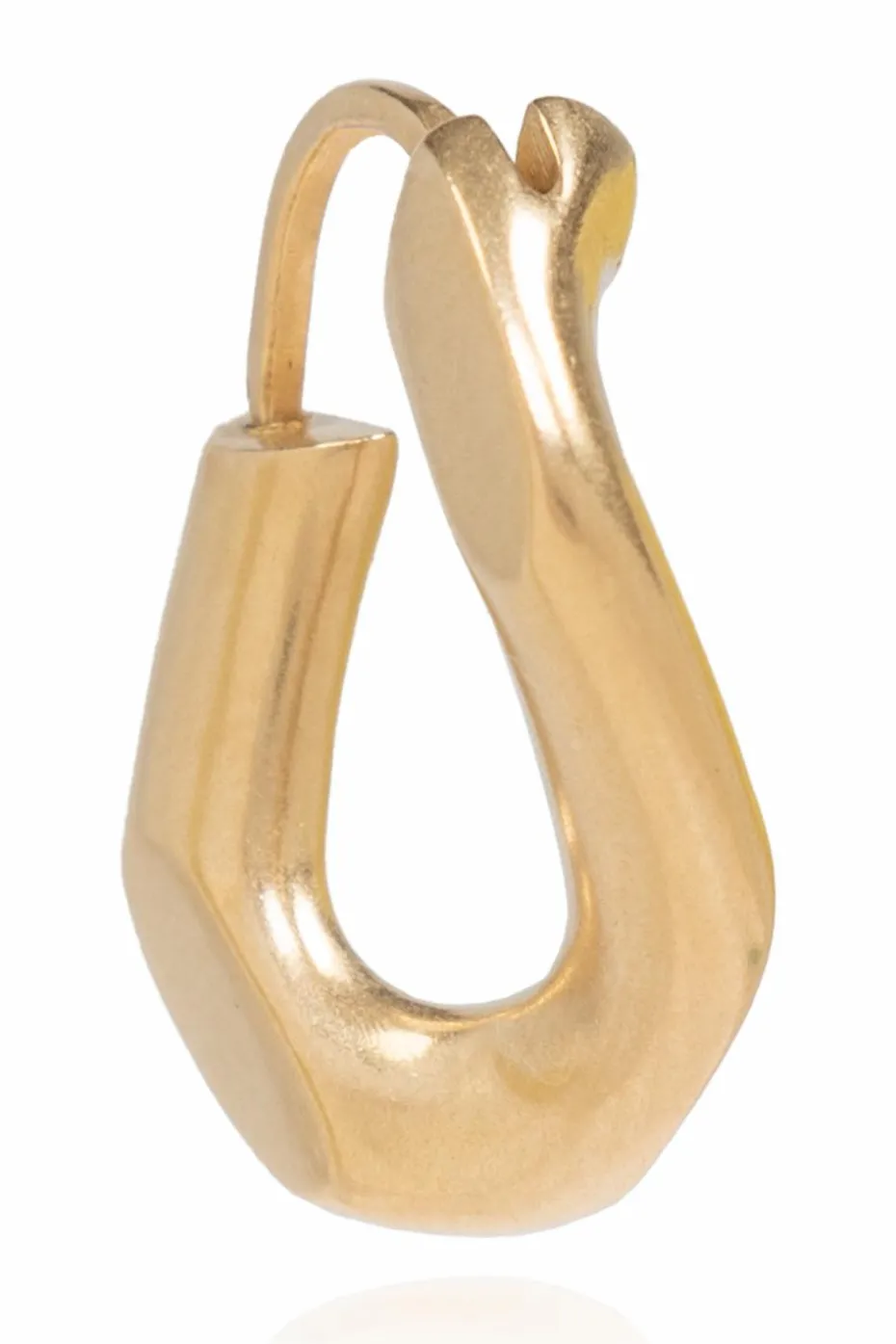 Maison Margiela ZŁOTY Kolczyki z wygawerowanym logo
