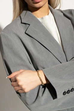 Maison Margiela ZŁOTY Srebrna bransoleta ‘Timeless’