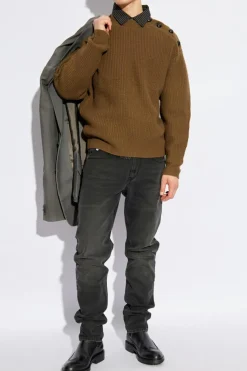 MARANT BRĄZOWY Sweter `Rudel`