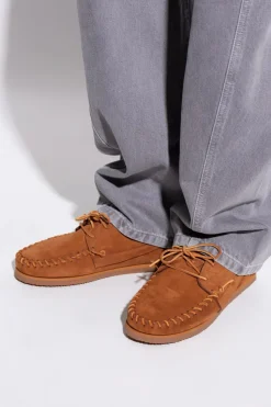 MARANT BRĄZOWY Wsuwane buty `Fanly`