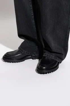 MARANT CZARNY Buty ‘Frezzah’ typu ‘loafers’