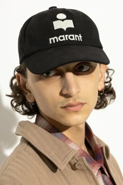 MARANT CZARNY Czapka z daszkiem `Tyron`