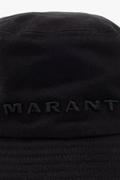 MARANT CZARNY Kapelusz z logo ‘Haley’