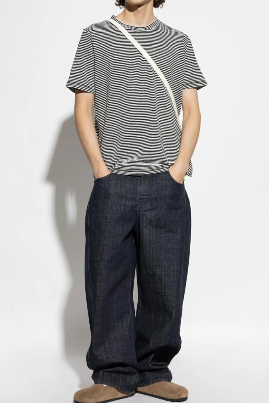 MARANT CZARNY T-shirt `Leon`